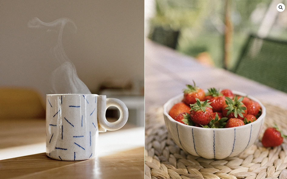 vaisselle artisanale en grès