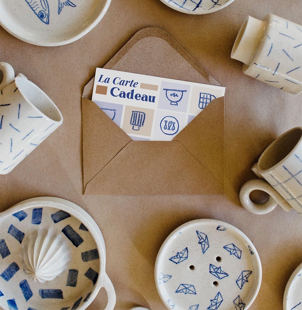stoneware tableware gift card