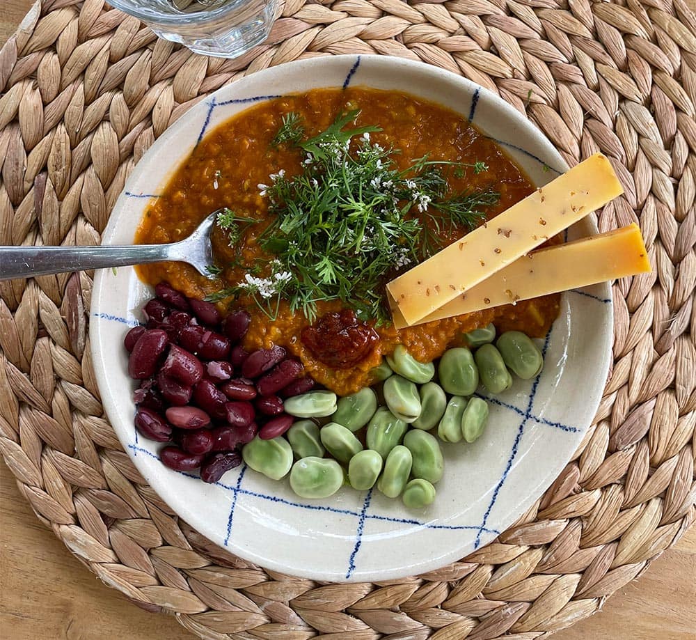 sturdy stoneware plate for my lunch